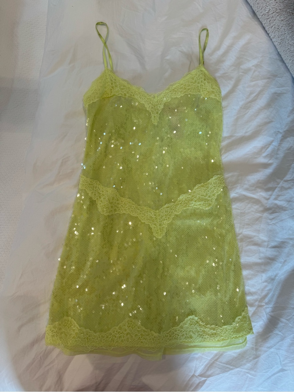 VS Sequin Mini Slip Dress